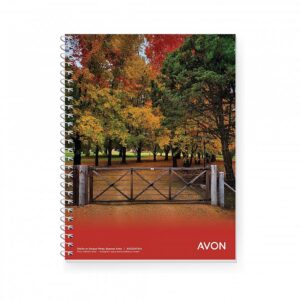 CUADERNO AVON 29/7 X 84 HJS.  RAYADO