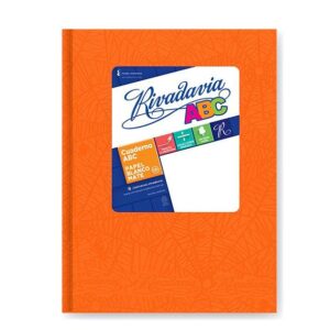CUADERNO RIVADAVIA ABC ARAÑA T.D. NARANJA X 50 HJS RAY.